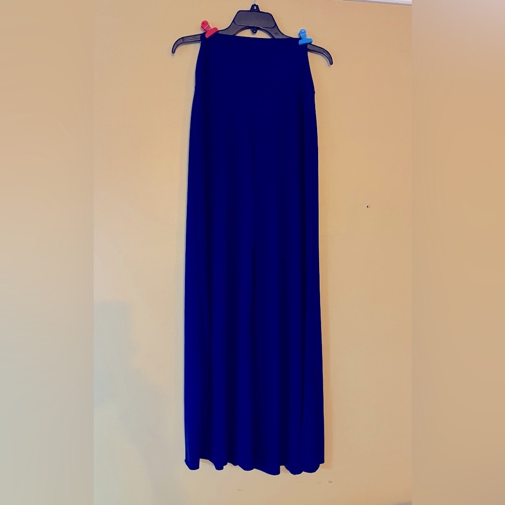 Beach Break navy blue casual high waisted beach pant.